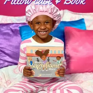 Satin Pillowcase & Book Bundle Set