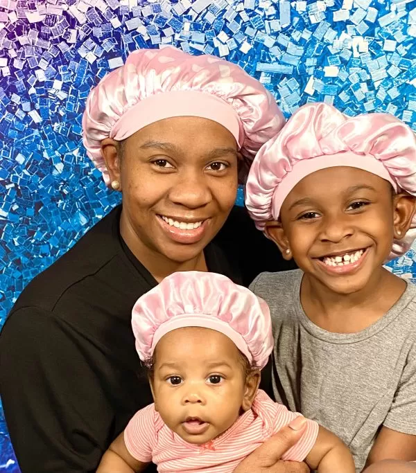 Baby Satin Bonnet | Mommy & Me Sweet Dreams Bonnet set