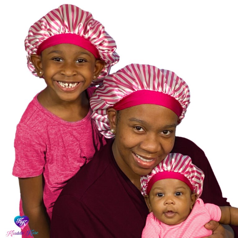 Baby Satin Bonnet | kraddle kap - mommy and me set