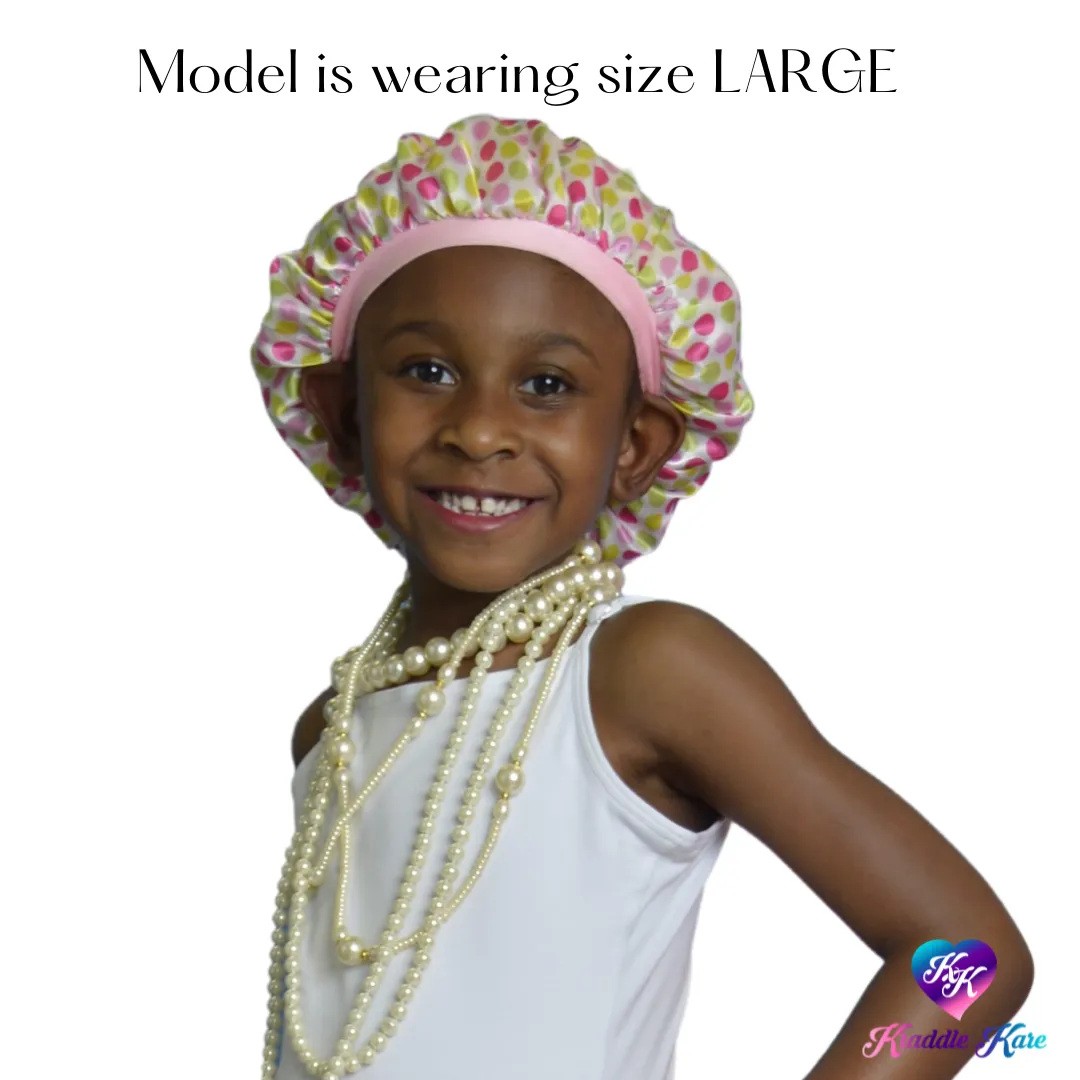 Madam VP Kraddle Cap Satin Bonnet