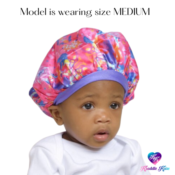 Baby Satin Bonnet | Unicorn Kraddle Kap