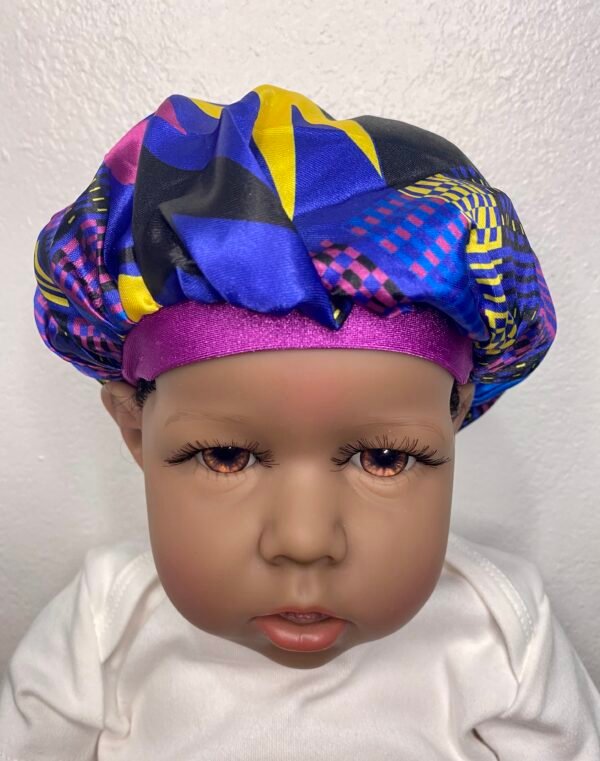 baby satin hair bonnet | Kraddle Kare