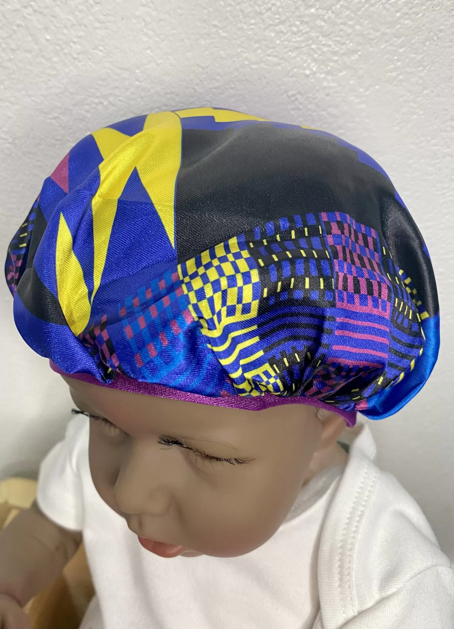 baby satin hair bonnet | Kraddle Kare