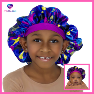 Baby Satin Bonnet - Hair Majesty Mommy & Me Bonnet Set | Kraddle Kare