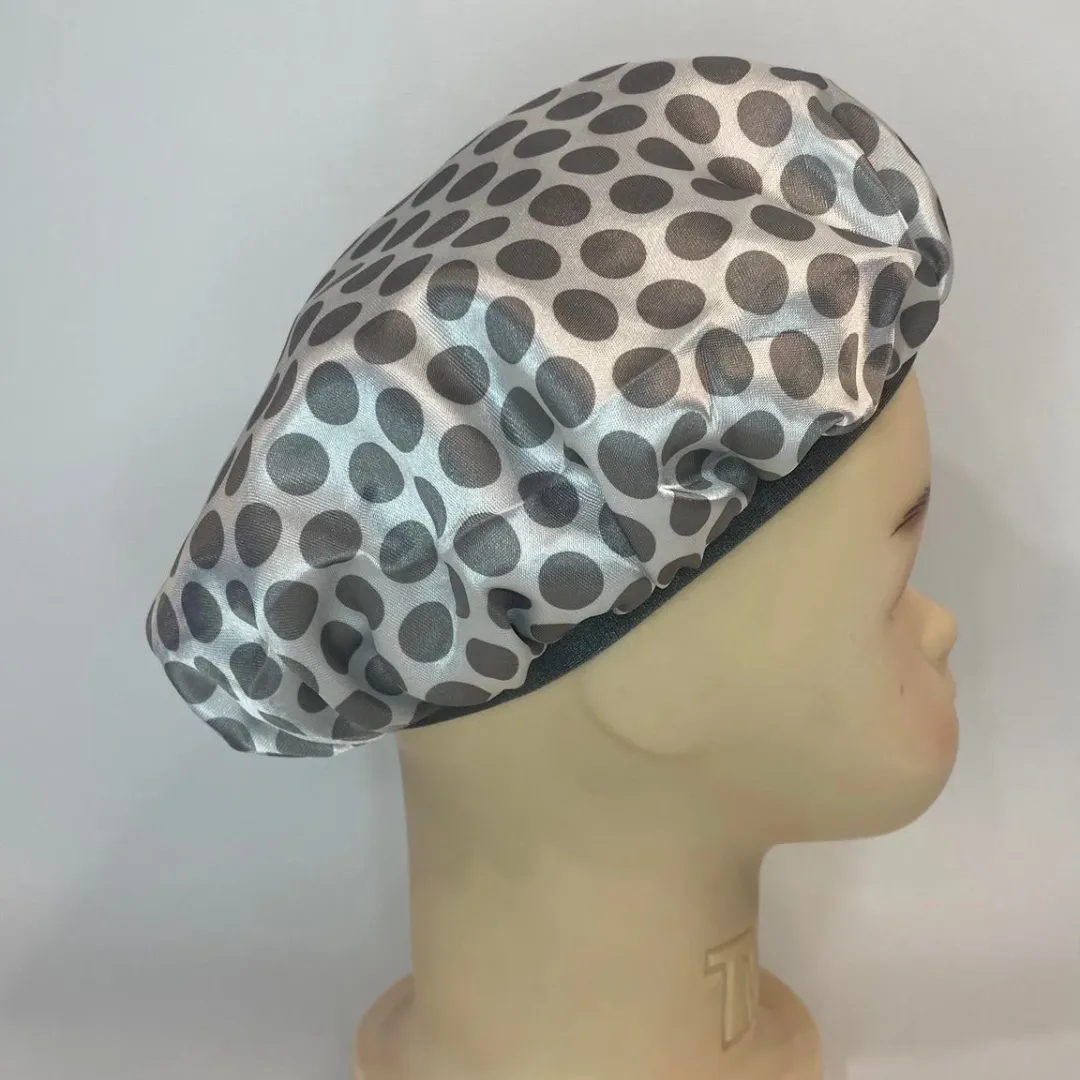 Baby Satin Hair Bonnet Gray Elephant