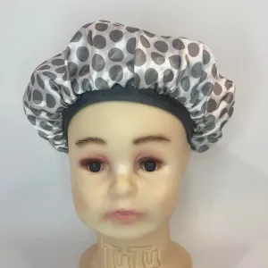 Baby Satin Hair Bonnet Gray Elephant