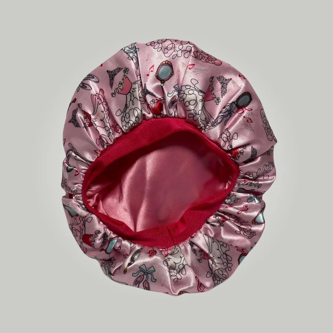Baby Satin Hair Bonnet Ballerina KRADDLE KAP – Kraddle Kare