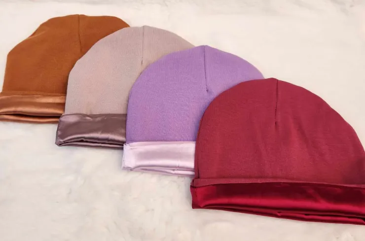 Satin-Lined Beanies